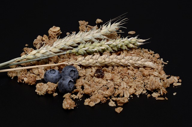müsli a borůvky