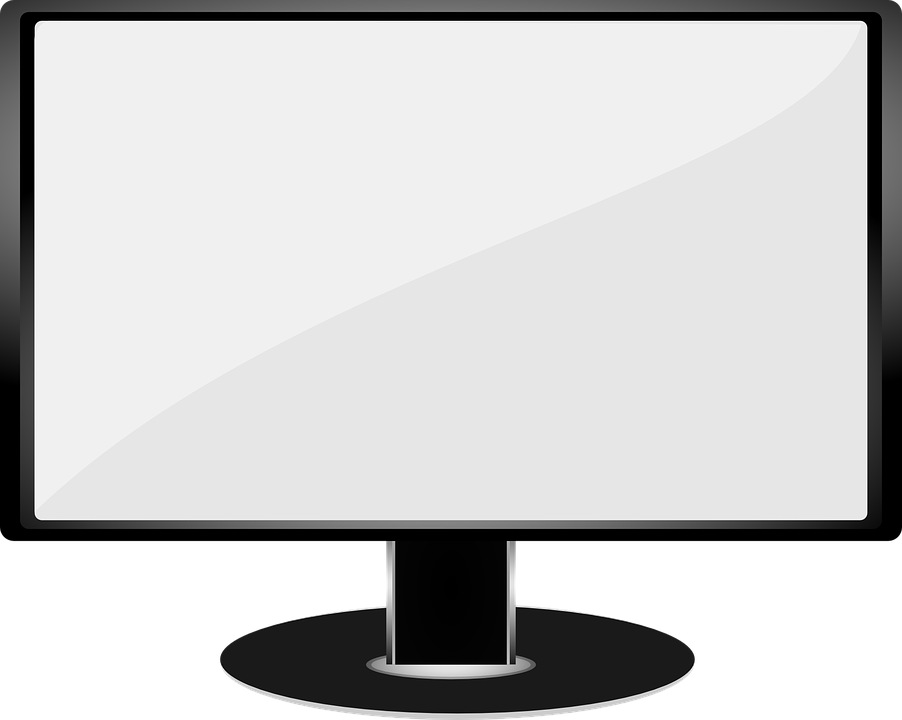prázdný monitor
